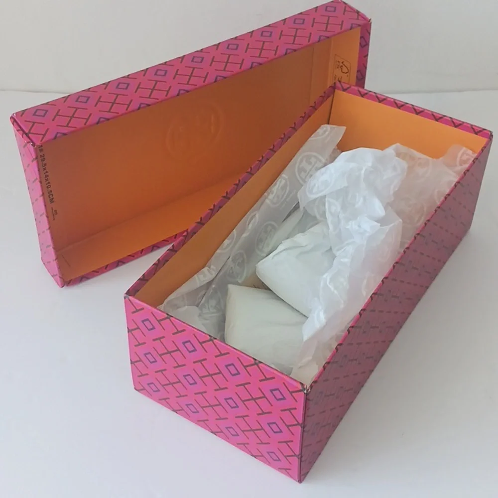 Tory Burch Pink Patterned Empty Box 12